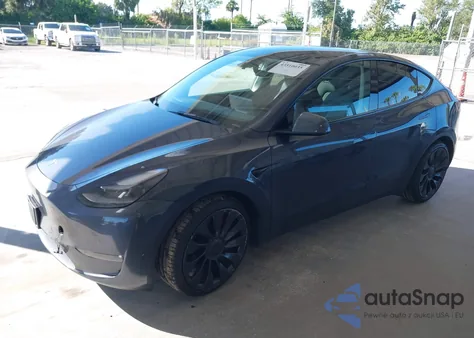 2021 Tesla Model Y Performance Dual Motor All-Wheel Drive from USA, damaged, VIN 5YJYGDEF1MF267027